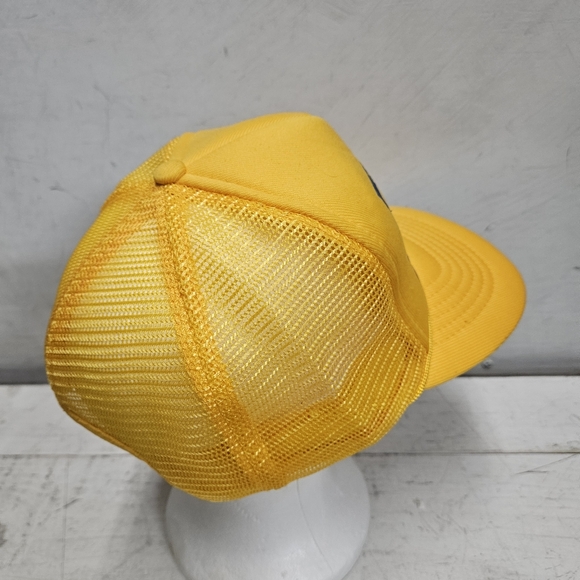 Vintage Rotary International Polio Plus yellow snapback trucker style hat 80 90s - Picture 4 of 8